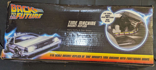 Damaged Box | NECA | Back to The Future | Delorean Vehicle Time Machine 15cm