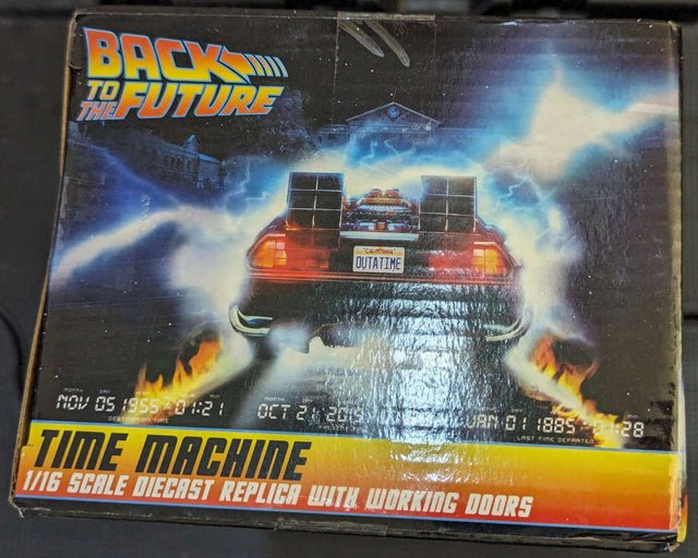 Damaged Box | NECA | Back to The Future | Delorean Vehicle Time Machine 15cm