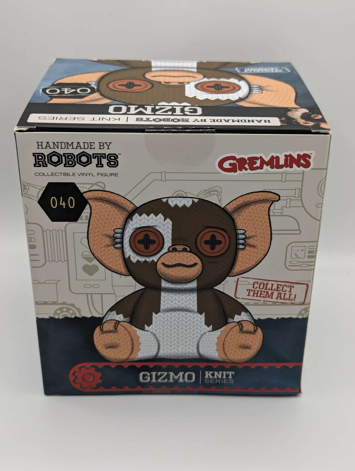 Handmade by Robots | Gremlins | Gizmo Vinyl Figure | Knit Series #040