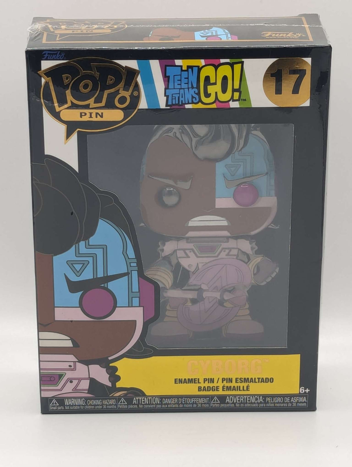 Funko Pop Pins | Teen Titans Go! | Cyborg | Enamel Pin #17