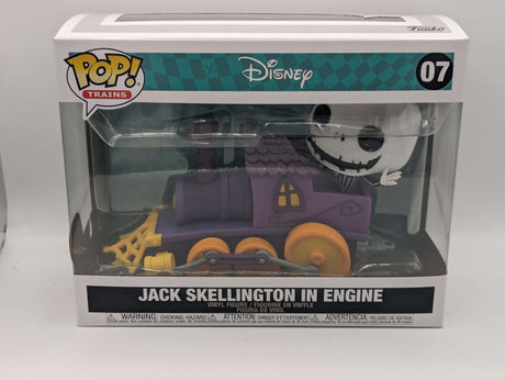 Funko Pop Trains | Disney Nightmare Before Christmas | Jack Skellington in Engine #07