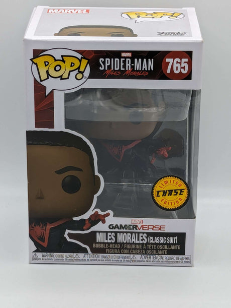 Funko Pop Marvel | Spider-Man | Mles Morales (Classic Suit Unmasked)  #765 Chase