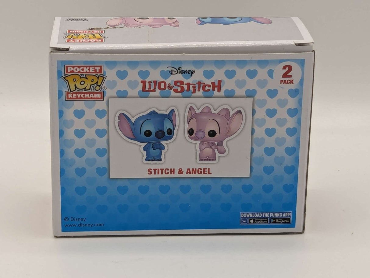 Funko Pocket Pop! Keychain | Lilo & Stitch | Stitch & Angel 2pk