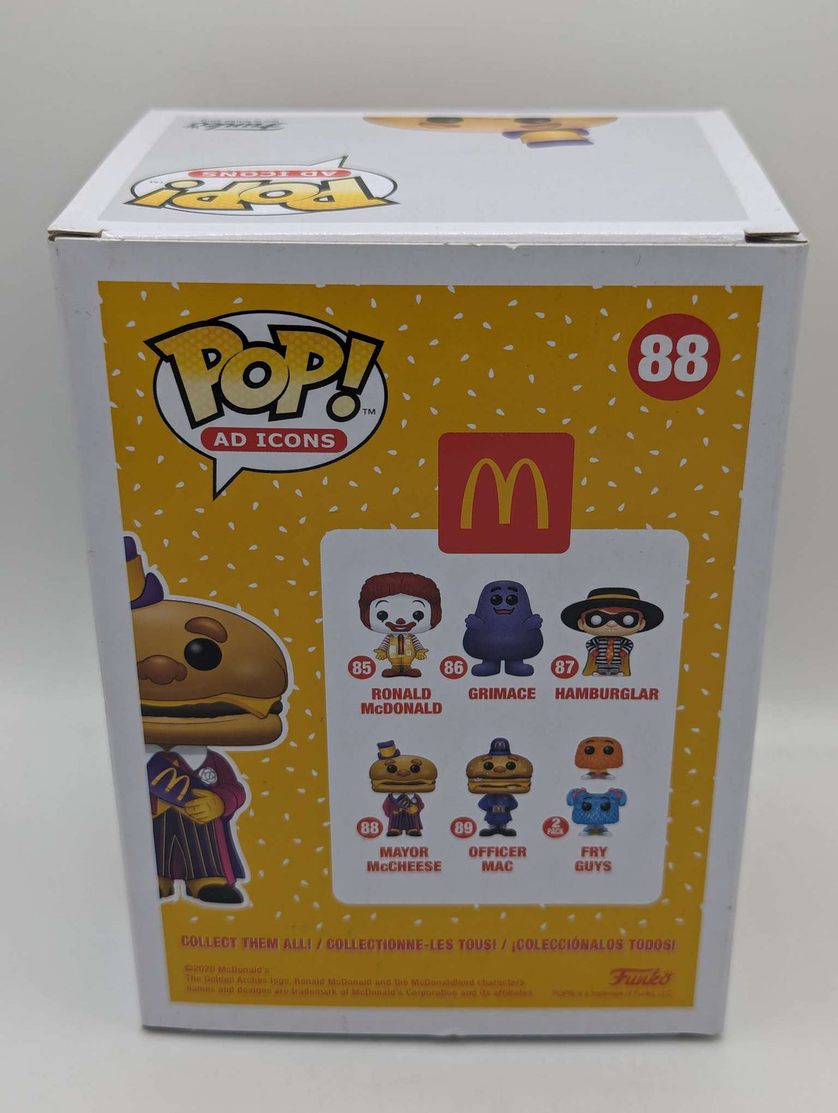 Damaged Box | Funko Pop Ad Icons | McDonalds | Mayor McCheese #88