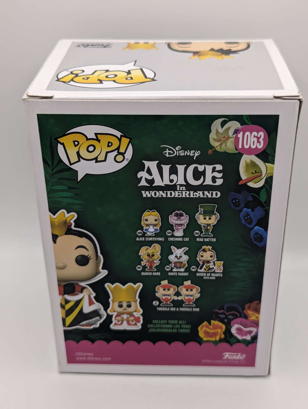 Damaged Box | Funko Pop Disney | Alice in Wonderland | Queen of Hearts with King #1063