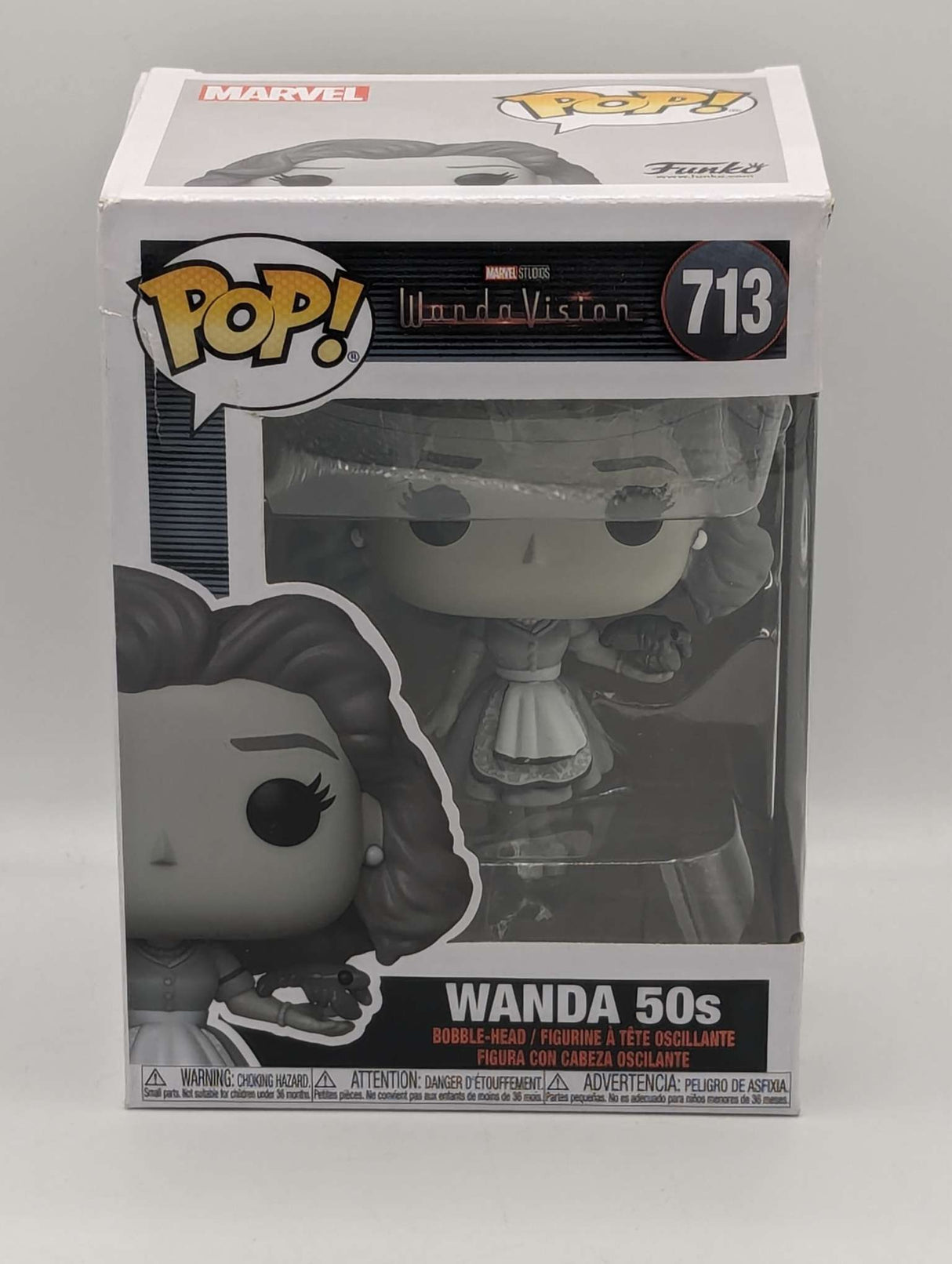 Damaged Box | Funko Pop Marvel | WandaVision | Wanda 50s #713