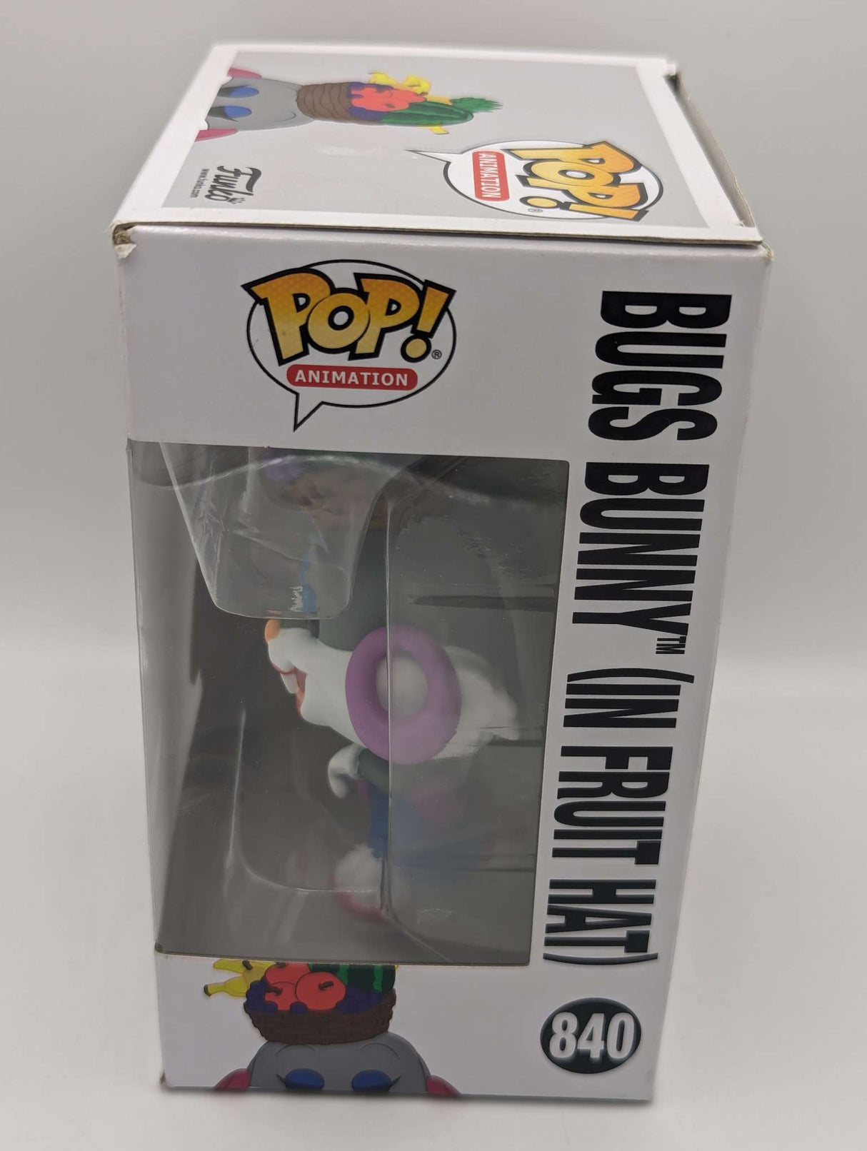 Damaged Box | Funko Pop Animation | Looney Tunes | Bugs Bunny (In Fruit Hat) #840