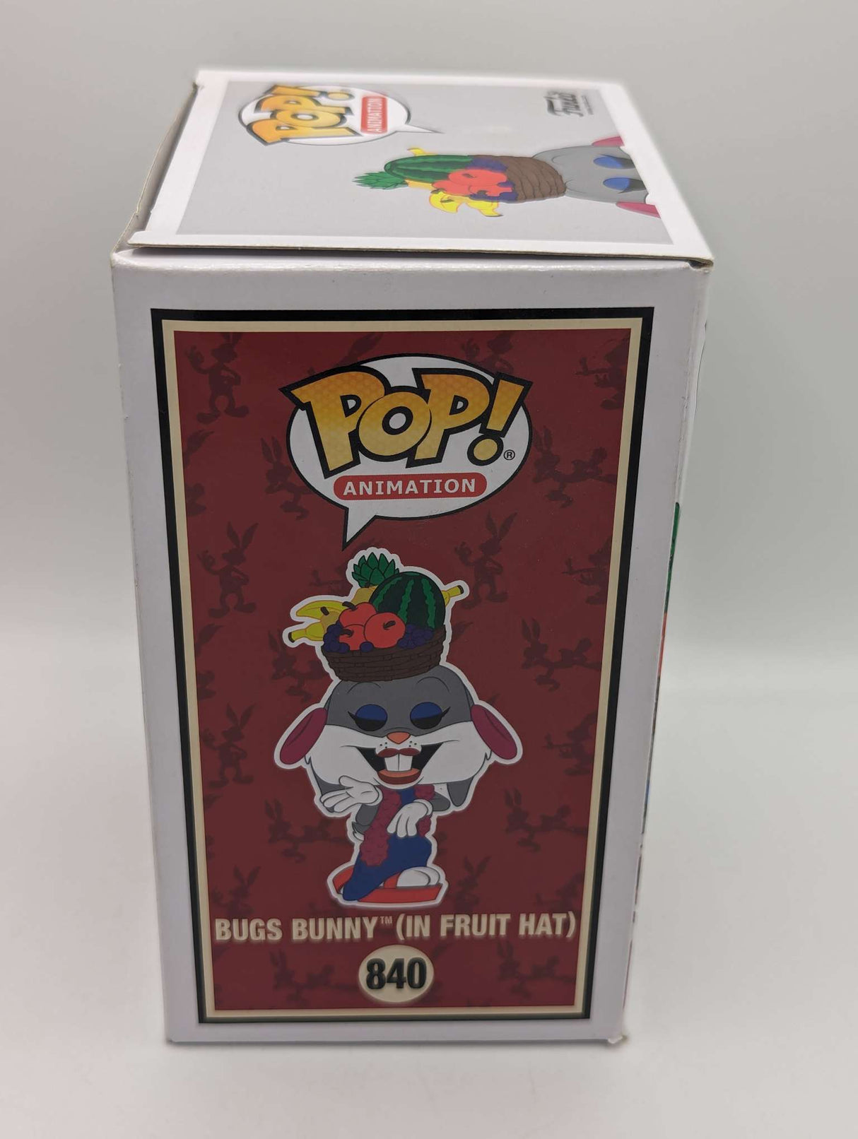 Damaged Box | Funko Pop Animation | Looney Tunes | Bugs Bunny (In Fruit Hat) #840