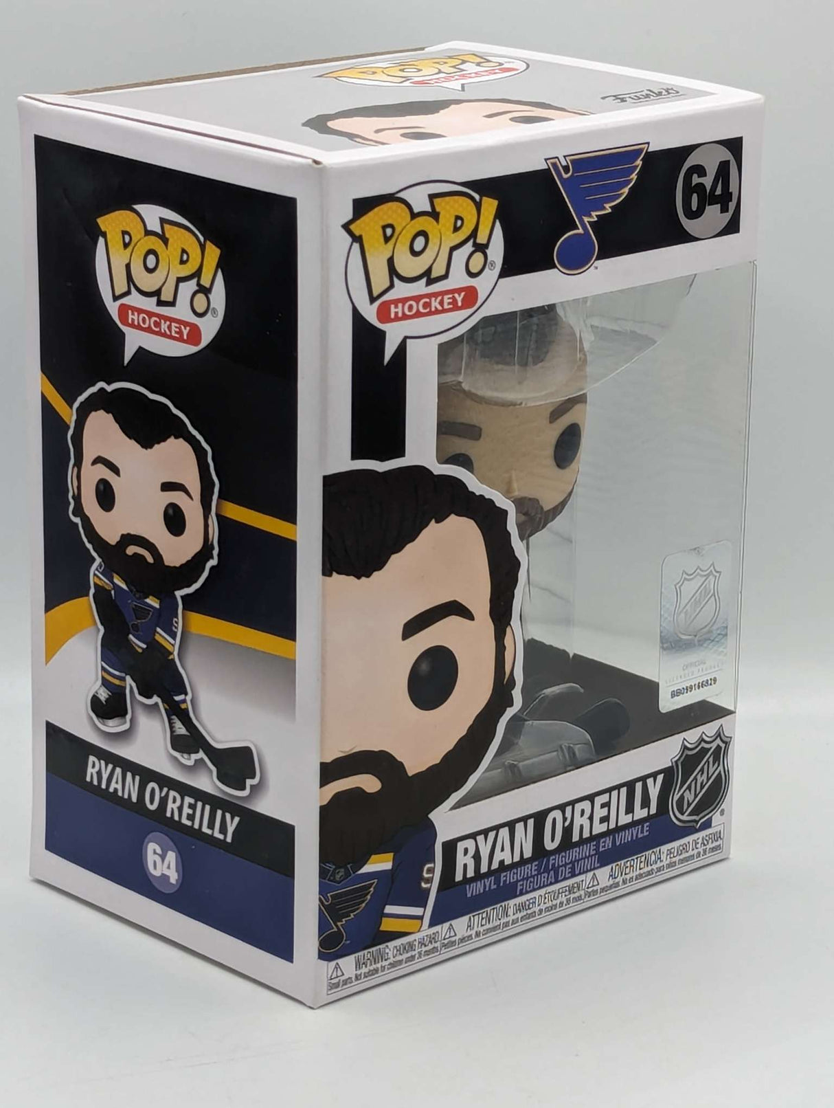 Funko Pop Hockey NHL | St. Louis Blues | Ryan O'Reilly #64