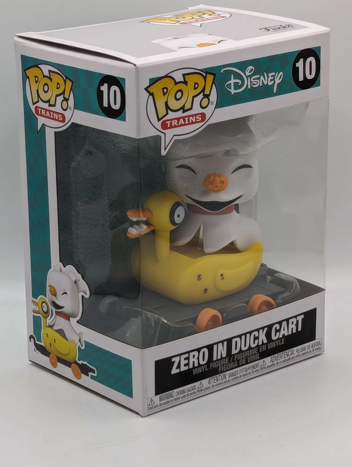 Funko Pop Trains | Disney Nightmare Before Christmas | Zero in Duck Cart #10