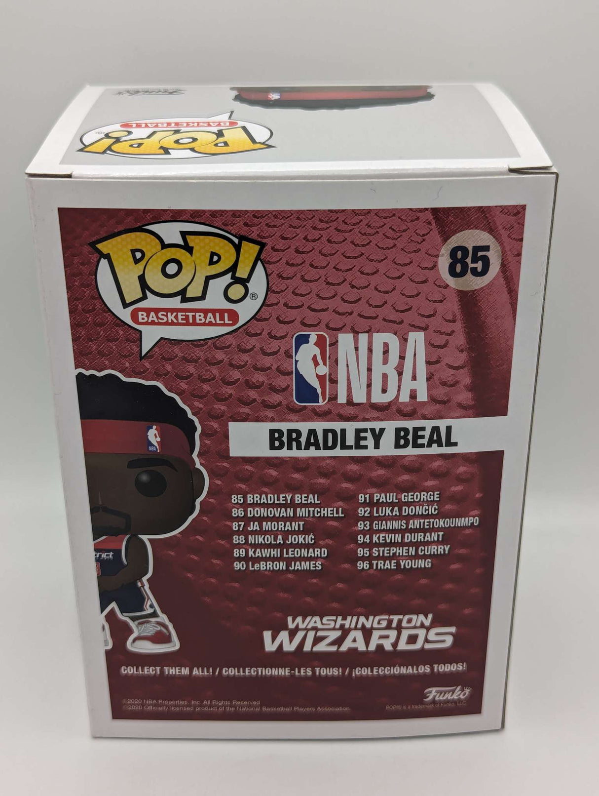 Funko Pop Basketball | Washington Wizards | Bradley Beal #85