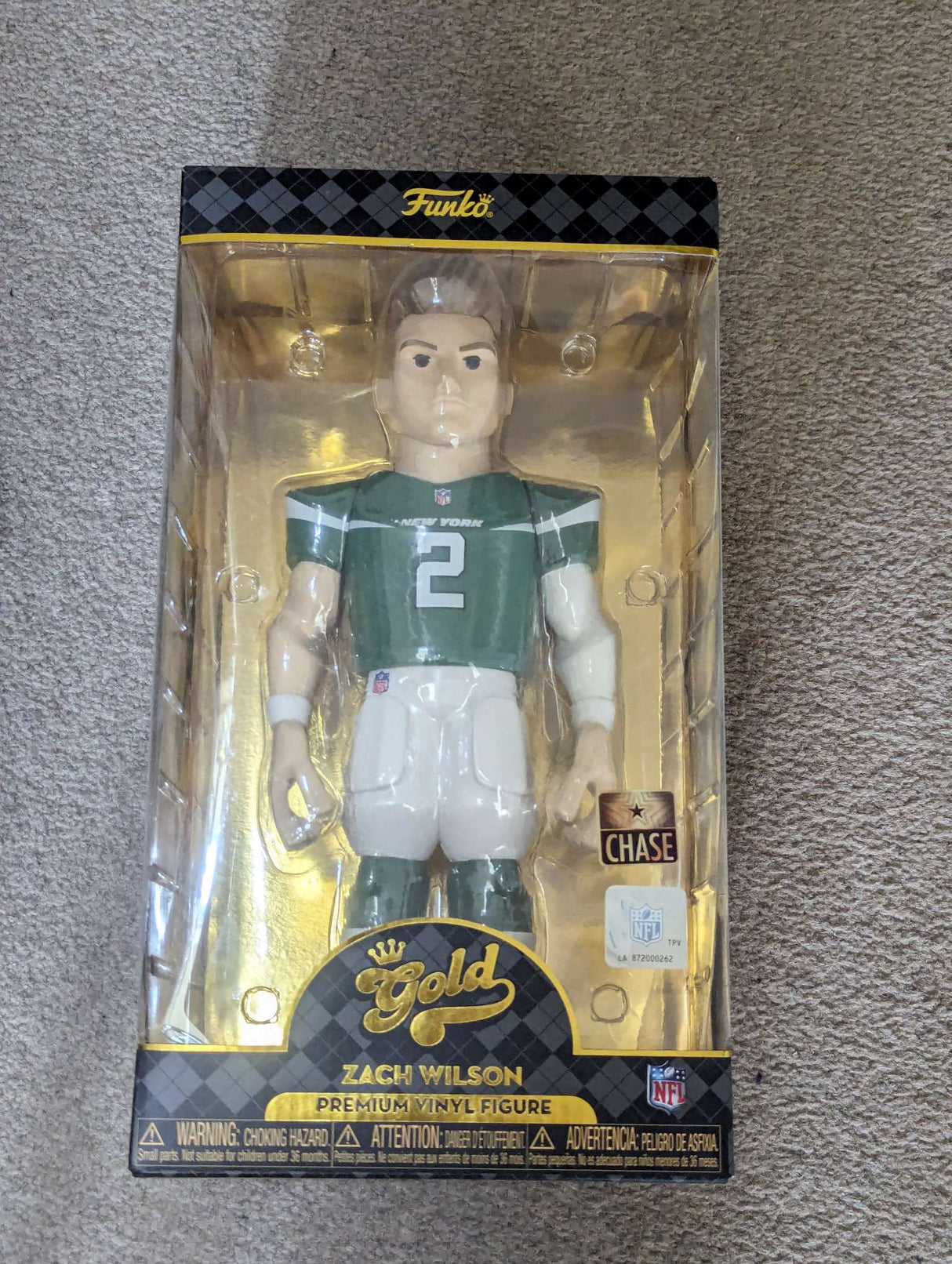 Funko Legends | NFL NY Jets | Zach Wilson 12" Chase