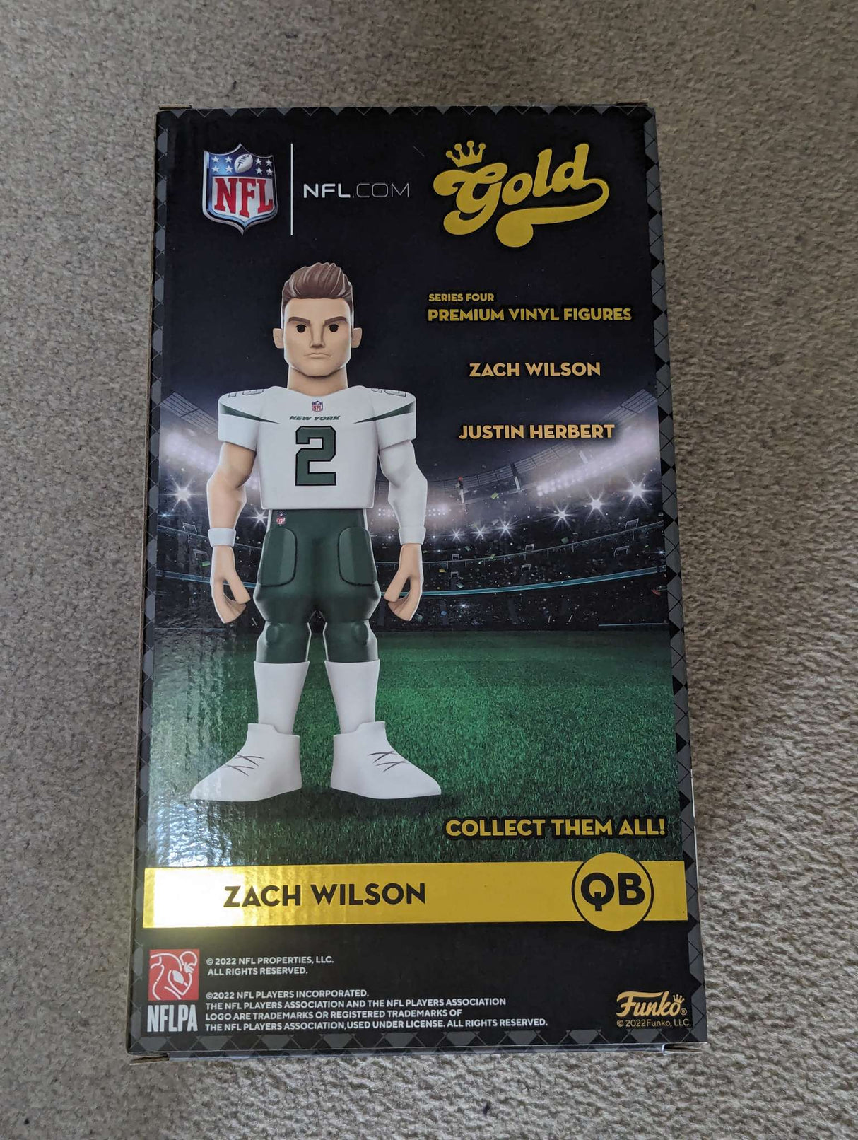 Funko Legends | NFL NY Jets | Zach Wilson 12" Chase