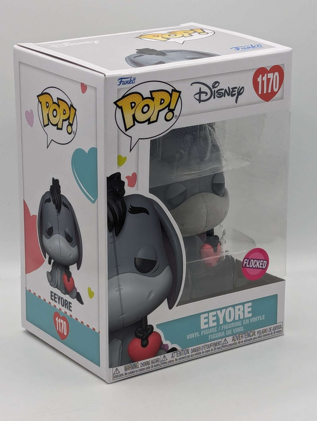 Funko Pop Disney | Eeyore (with Heart) Flocked #1170