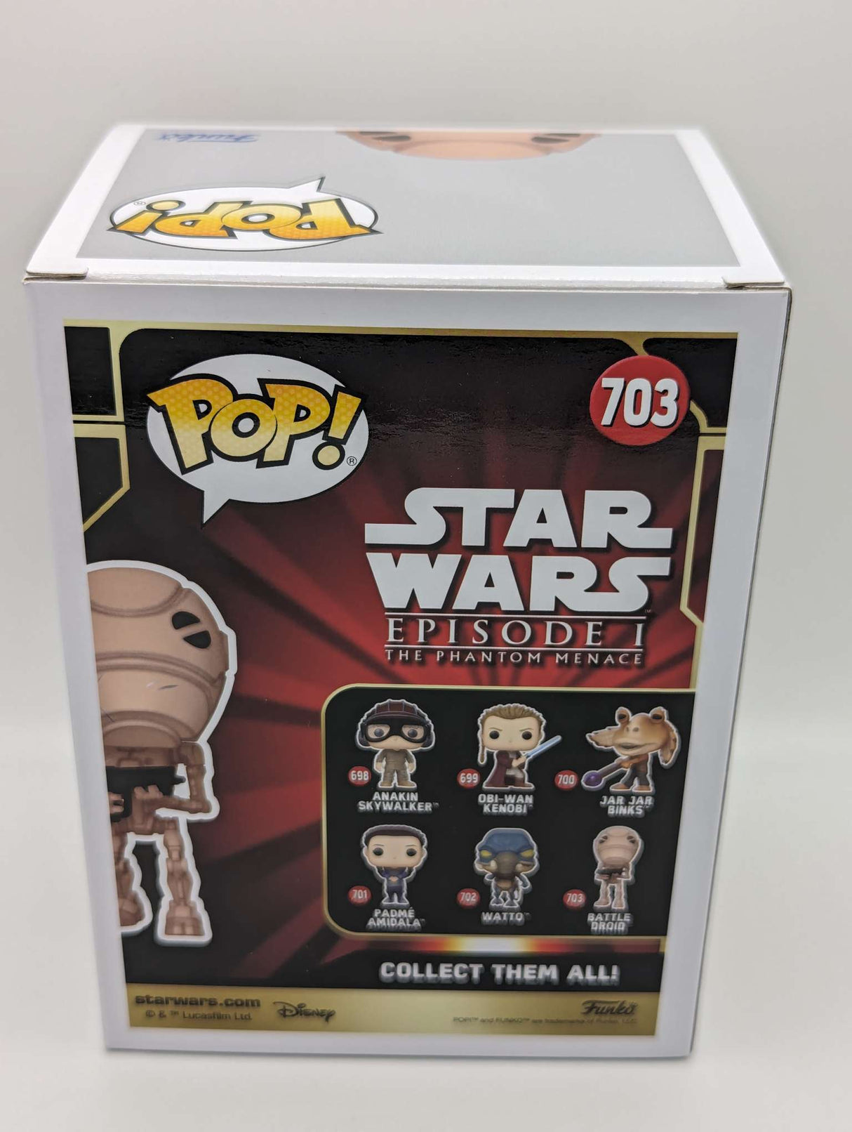 Funko Pop Star Wars | Episode 1 The Phantom Menace | Battle Droid #703