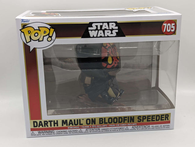 Funko Pop Rides | Star Wars Episode 1 The Phantom Menace | Darth Maul on Bloodfin Speeder #705