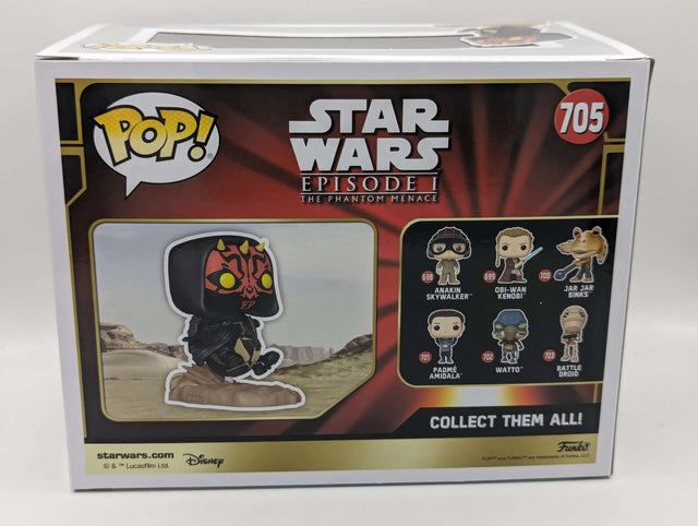 Funko Pop Rides | Star Wars Episode 1 The Phantom Menace | Darth Maul on Bloodfin Speeder #705