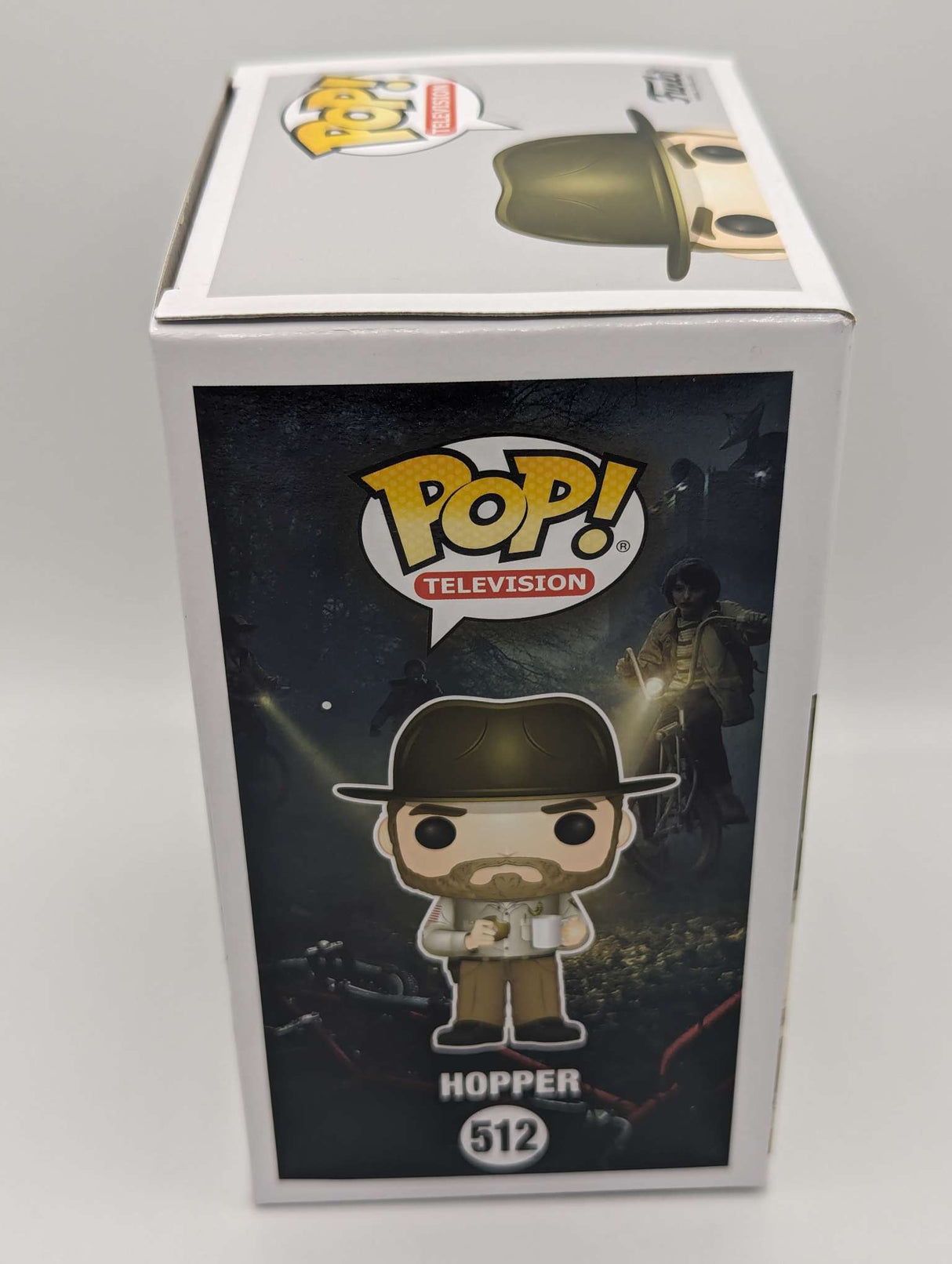 Damaged Box | Funko Pop Television | Stranger Things | Hopper with Donut #512