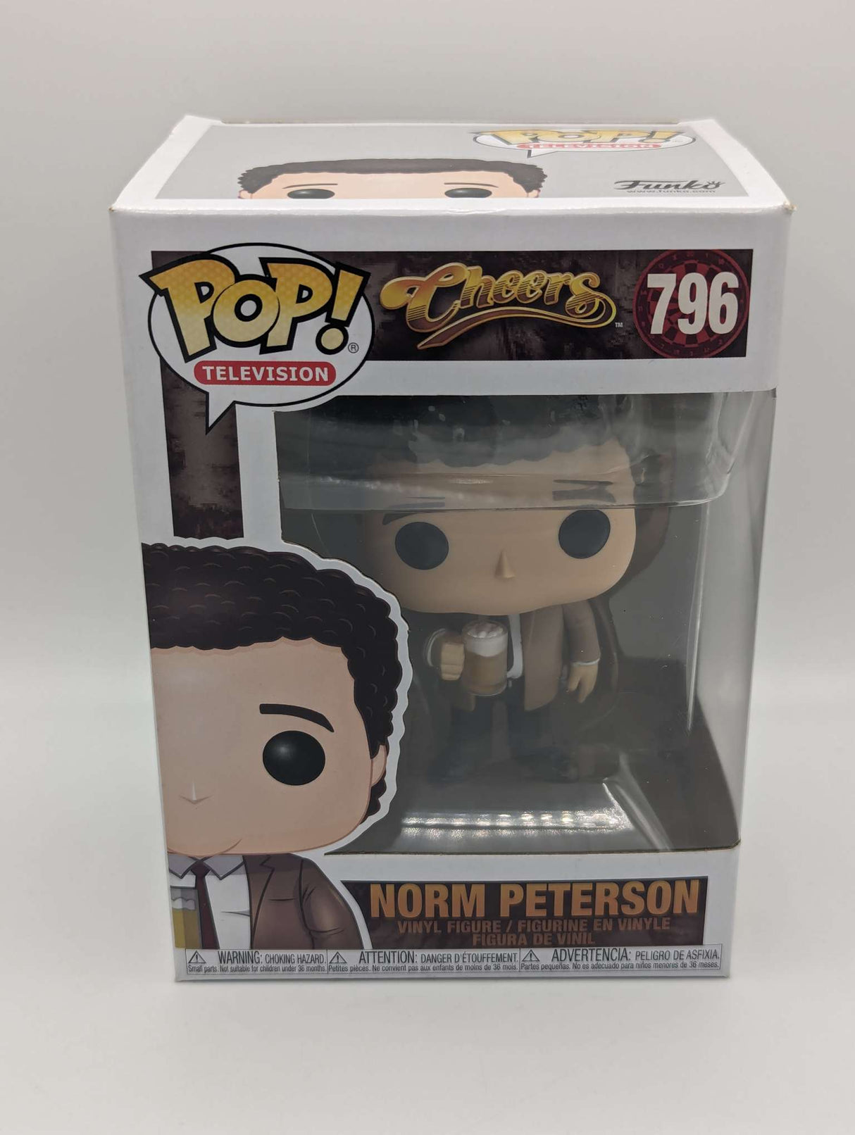 Damaged Box | Funko Pop Television | Cheers | Norm Peterson #796