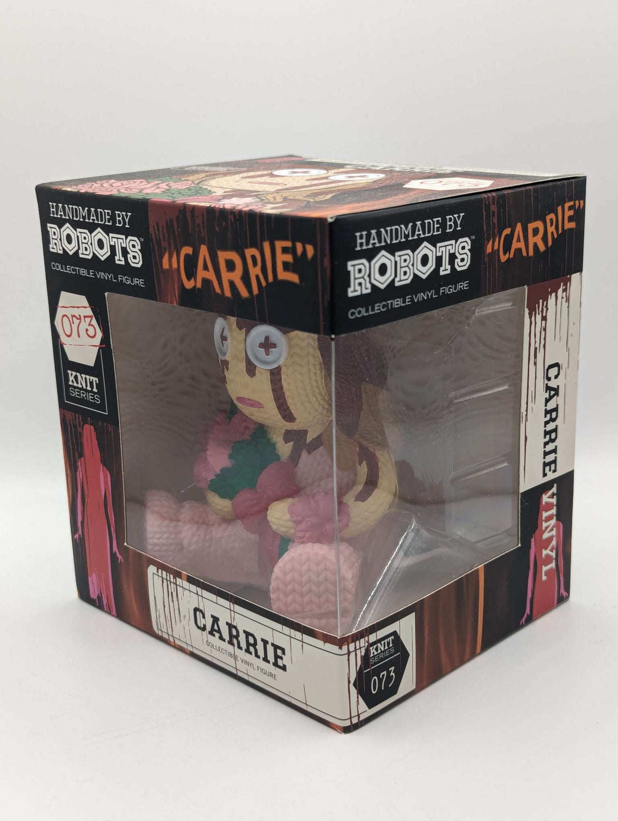 Damaged Box | Carrie | Handmade by Robots | Vinyl Figure | Knit Series #073