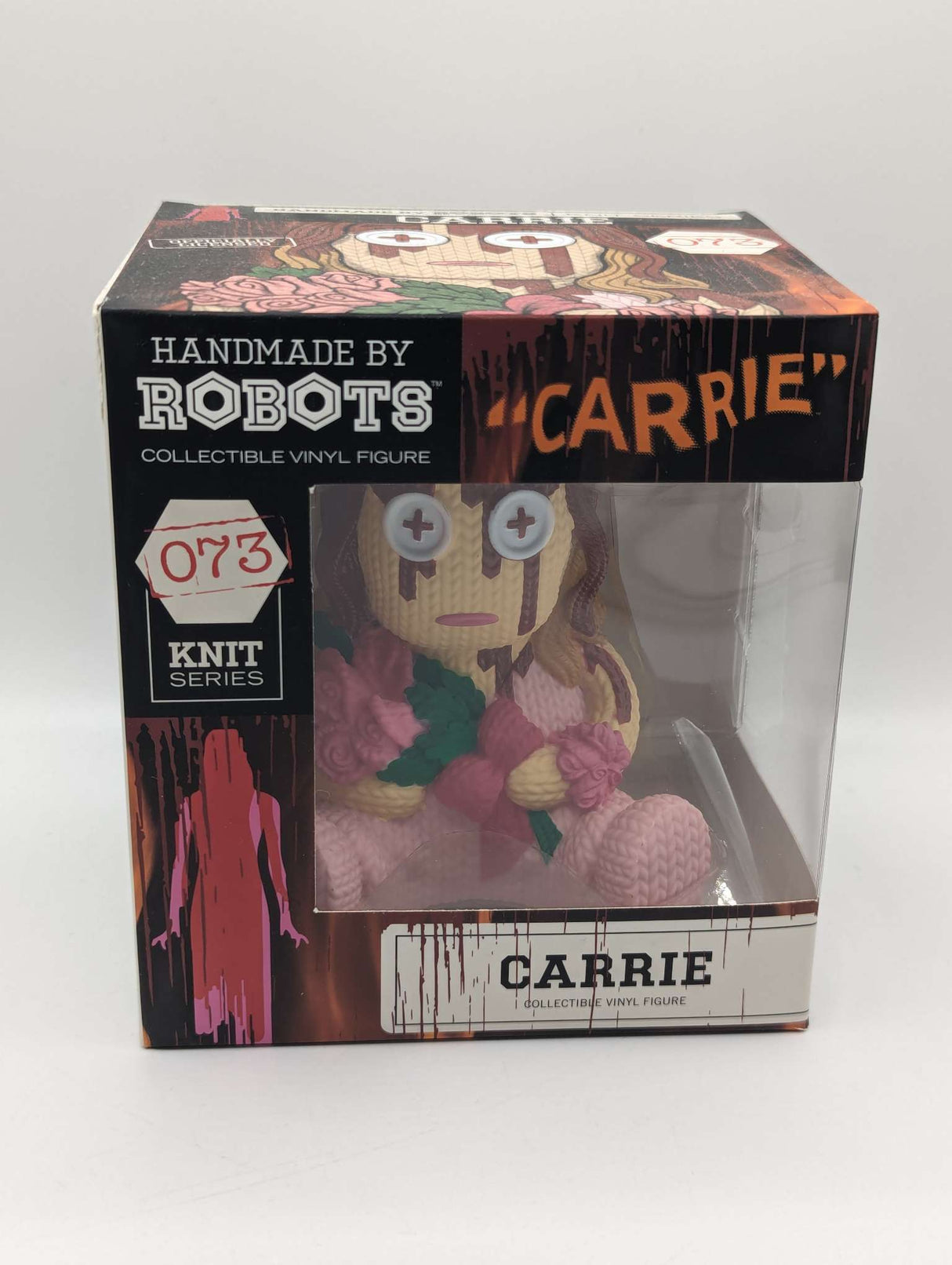 Damaged Box | Carrie | Handmade by Robots | Vinyl Figure | Knit Series #073