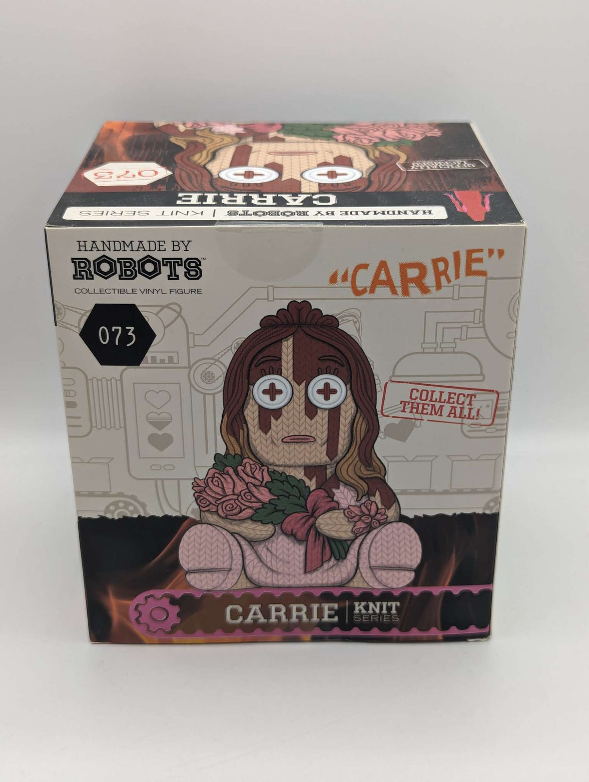 Damaged Box | Carrie | Handmade by Robots | Vinyl Figure | Knit Series #073