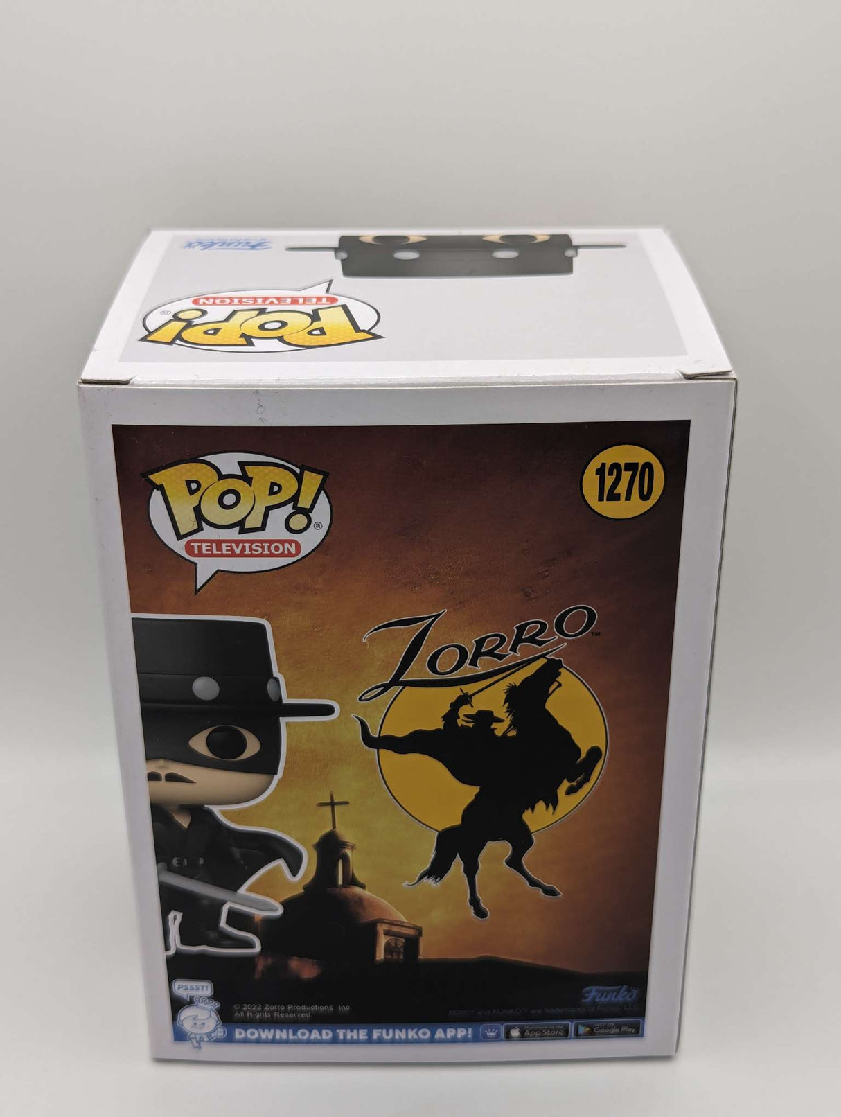 Damaged Box | Funko Pop Television | Zorro #1270