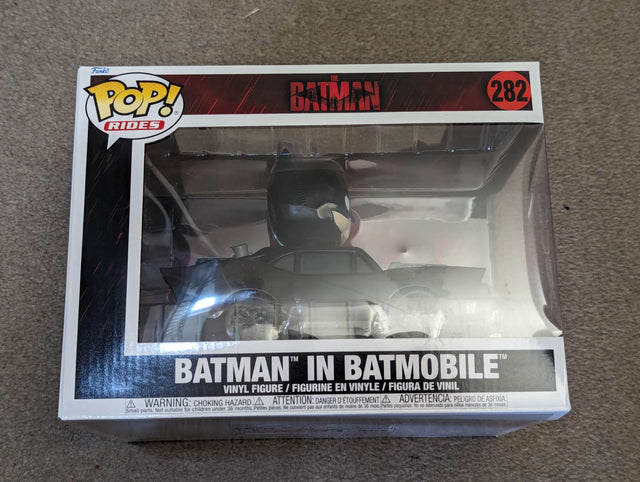 Damaged Box| Funko Pop Rides | Batman in Batmobile #282