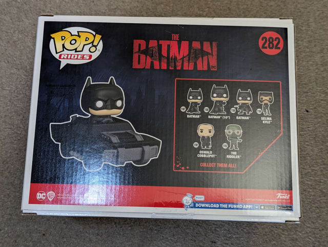 Damaged Box| Funko Pop Rides | Batman in Batmobile #282