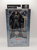 Damaged Box| The Witcher | Geralt of Rivia with Cloth Cape | 7 inch Figure | McFarlane Toys