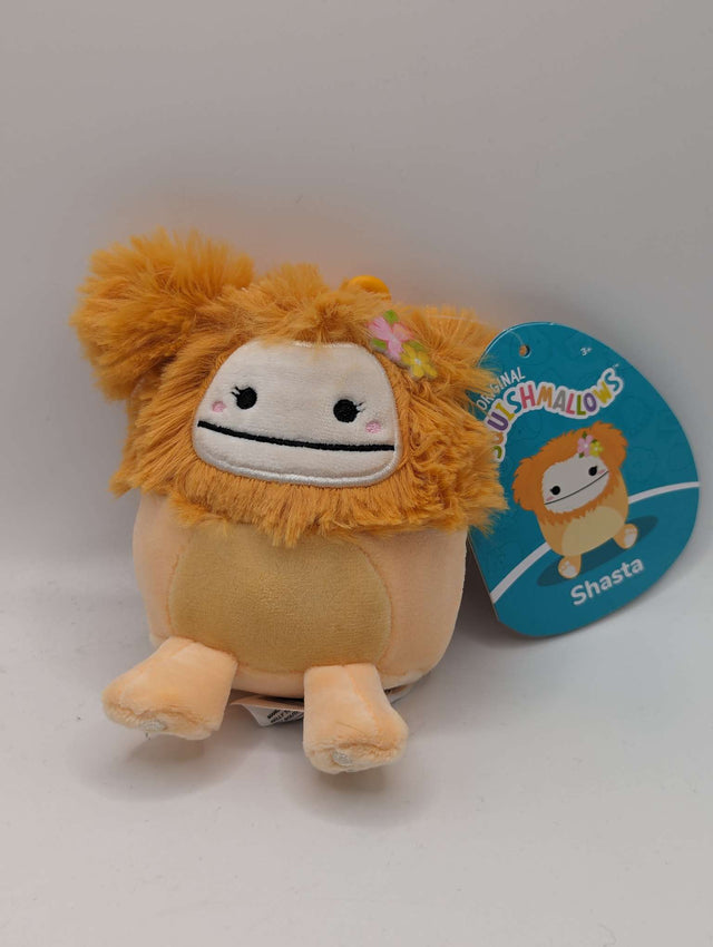 Squishmallows 3.5" Mini Clip-On Plush | Shasta the Orange Bigfoot