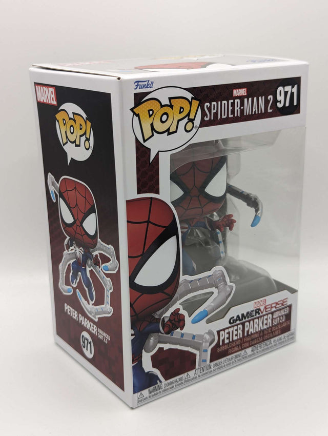 Funko Pop Games | Marvel Gamerverse | Spider-Man 2 | Peter Parker Advanced Suit 2.0 #971