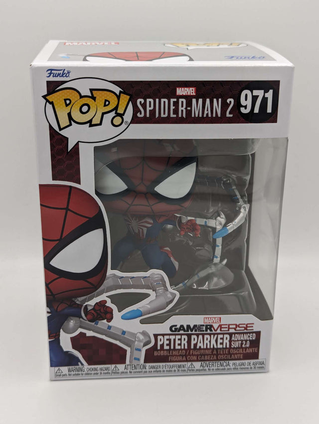 Funko Pop Games | Marvel Gamerverse | Spider-Man 2 | Peter Parker Advanced Suit 2.0 #971