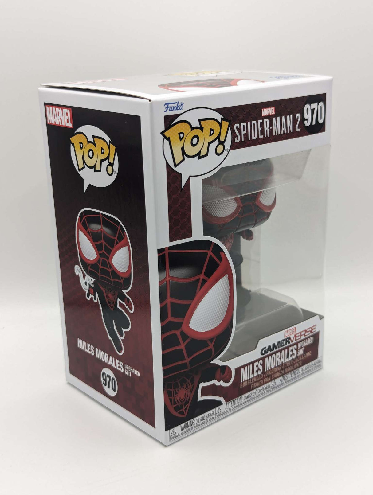 Funko Pop Games | Marvel Gamerverse | Spider-Man 2 | Miles Morales Upgraded Suit #970