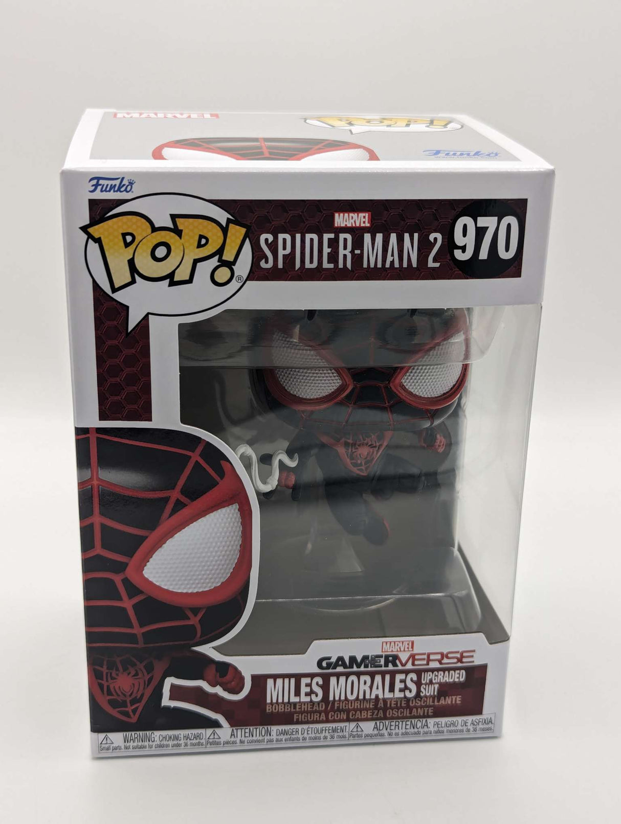 Funko Pop Games | Marvel Gamerverse | Spider-Man 2 | Miles Morales Upgraded Suit #970