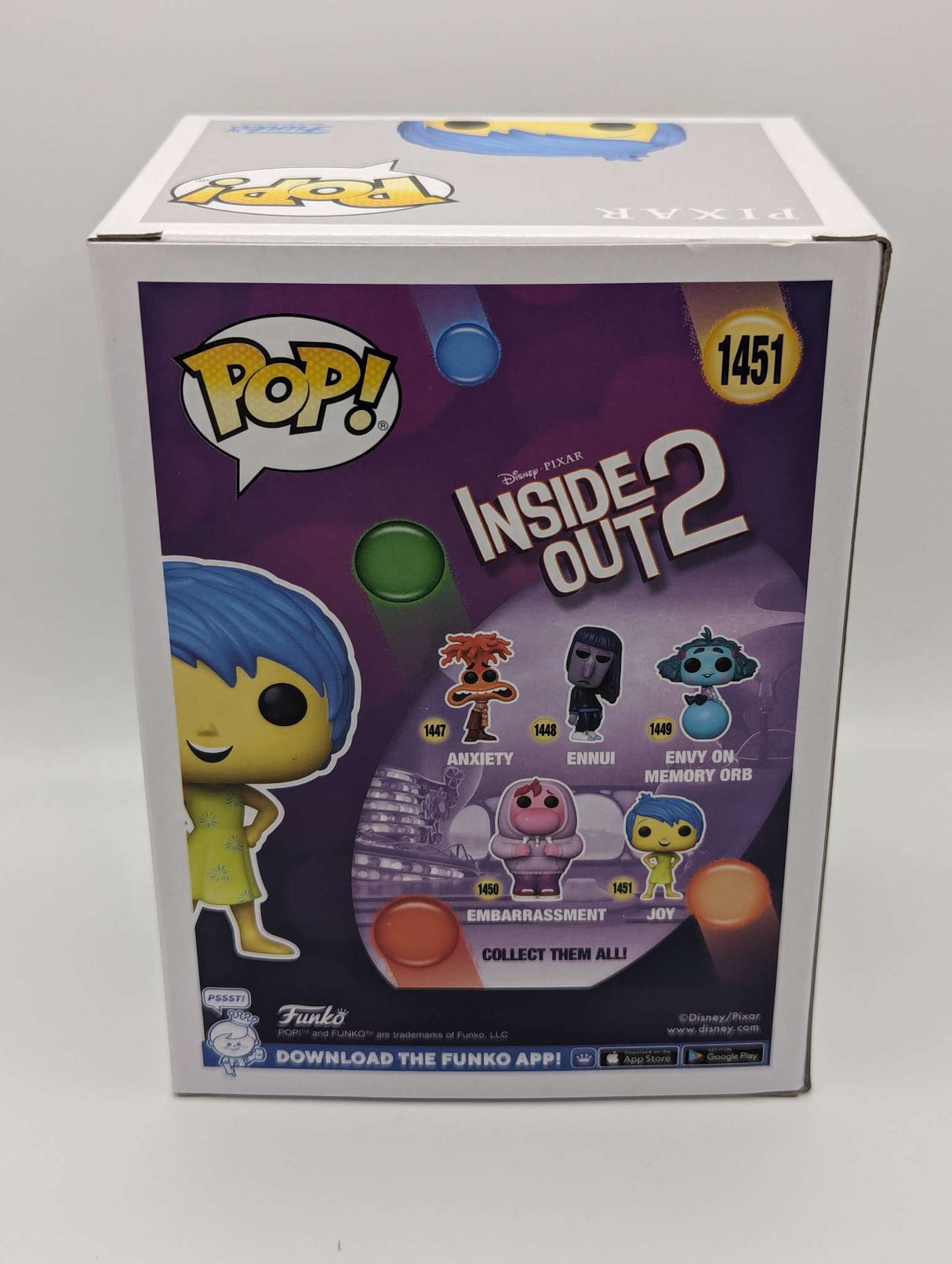 Funko Pop Disney | Inside Out 2 | Joy #1451