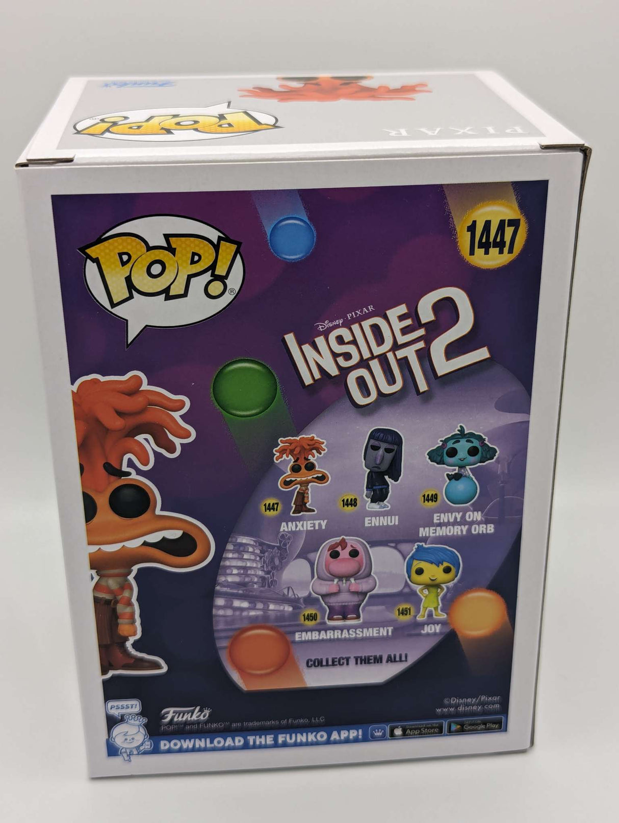 Funko Pop Disney | Inside Out 2 | Anxiety #1447