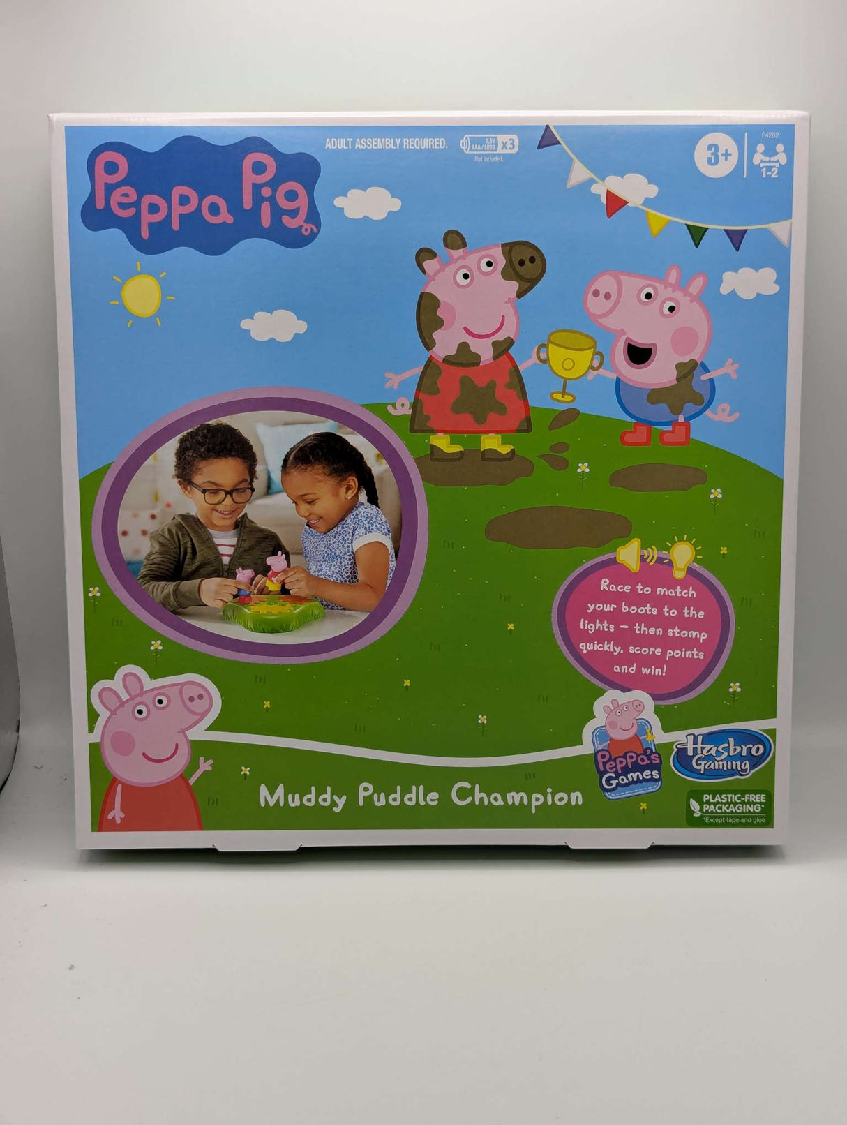 Hasbro | Peppa Pig | Muddy Puddle Champion Game