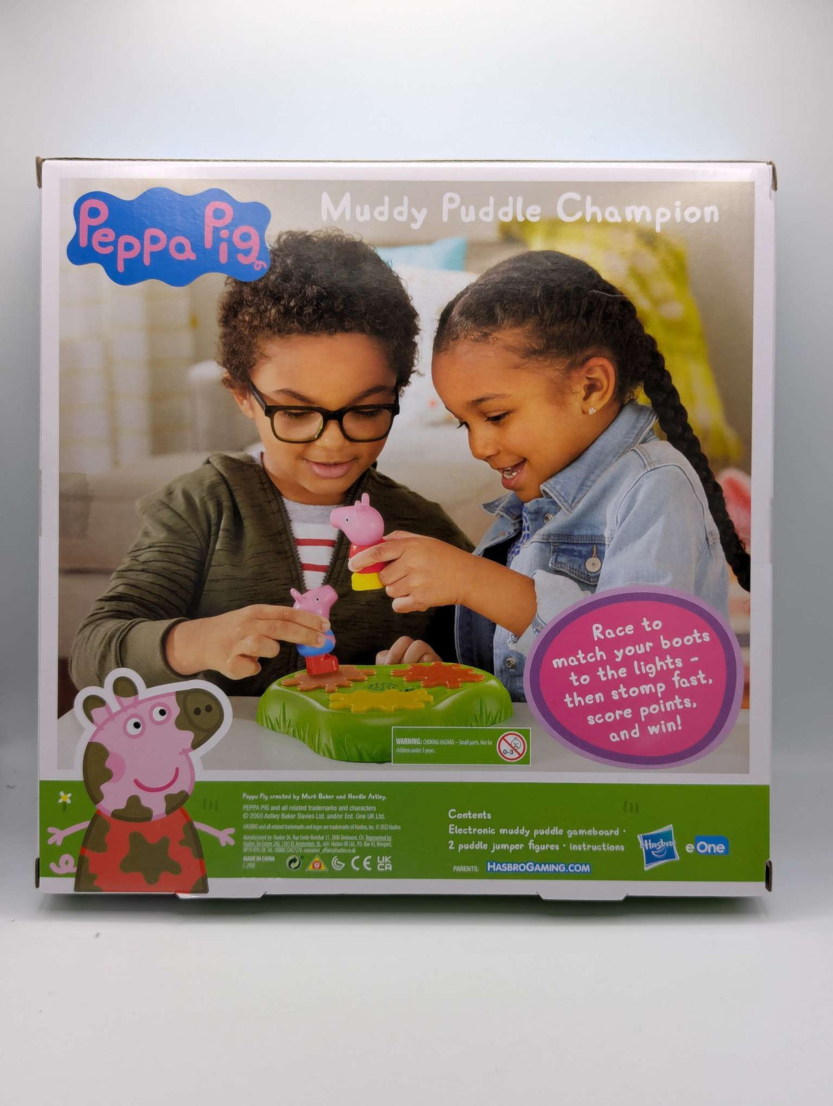 Hasbro | Peppa Pig | Muddy Puddle Champion Game