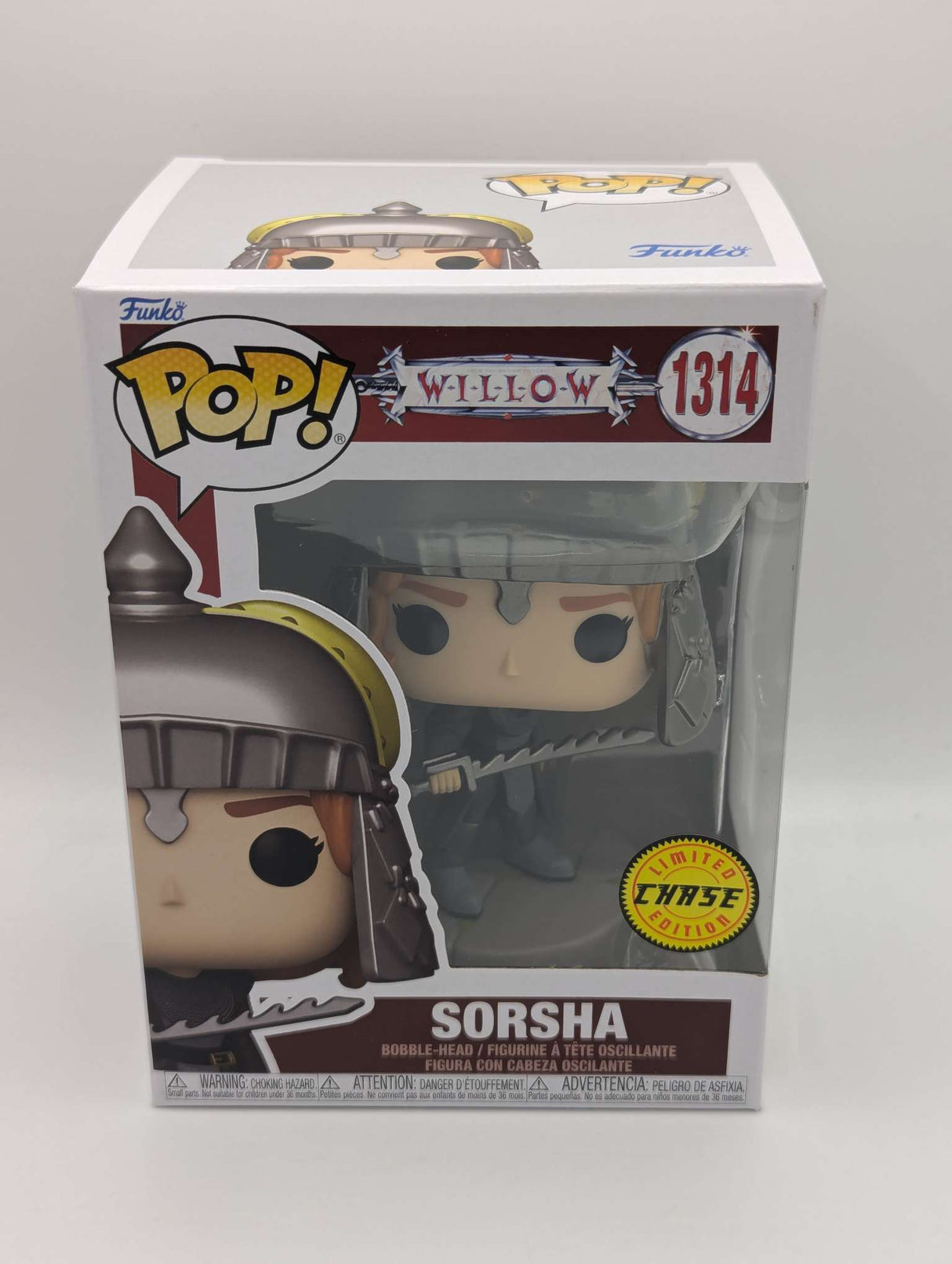 Funko Pop Movies | Willow | Sorsha (with helmet) Chase #1314