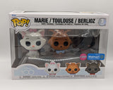 Funko Pop Disney | Aristocats | Marie, Toulouse, Berlioz  | 3 Pack Flocked