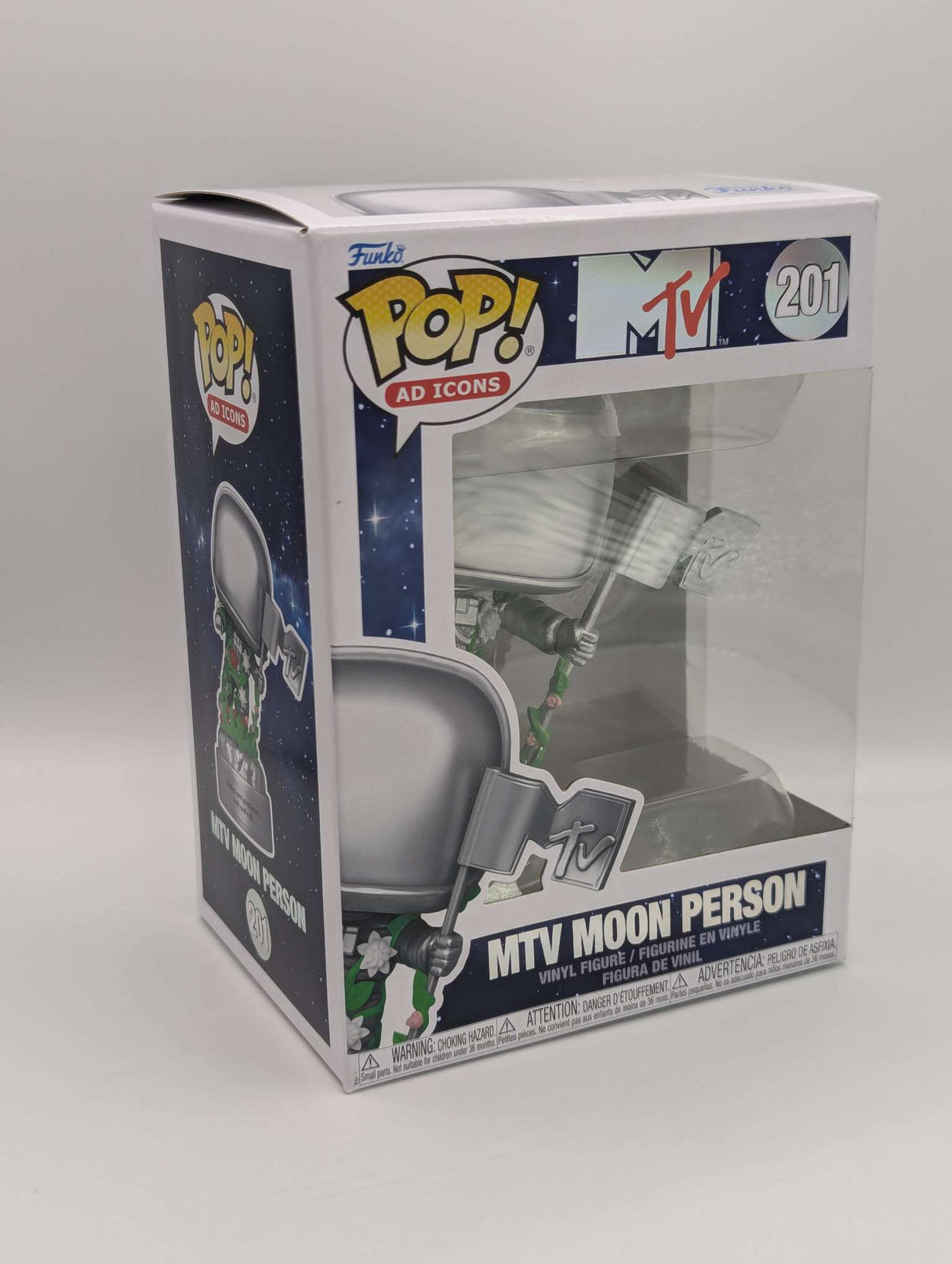 MTV Moon Person (Floral) | Funko Pop Ad Icons | #201