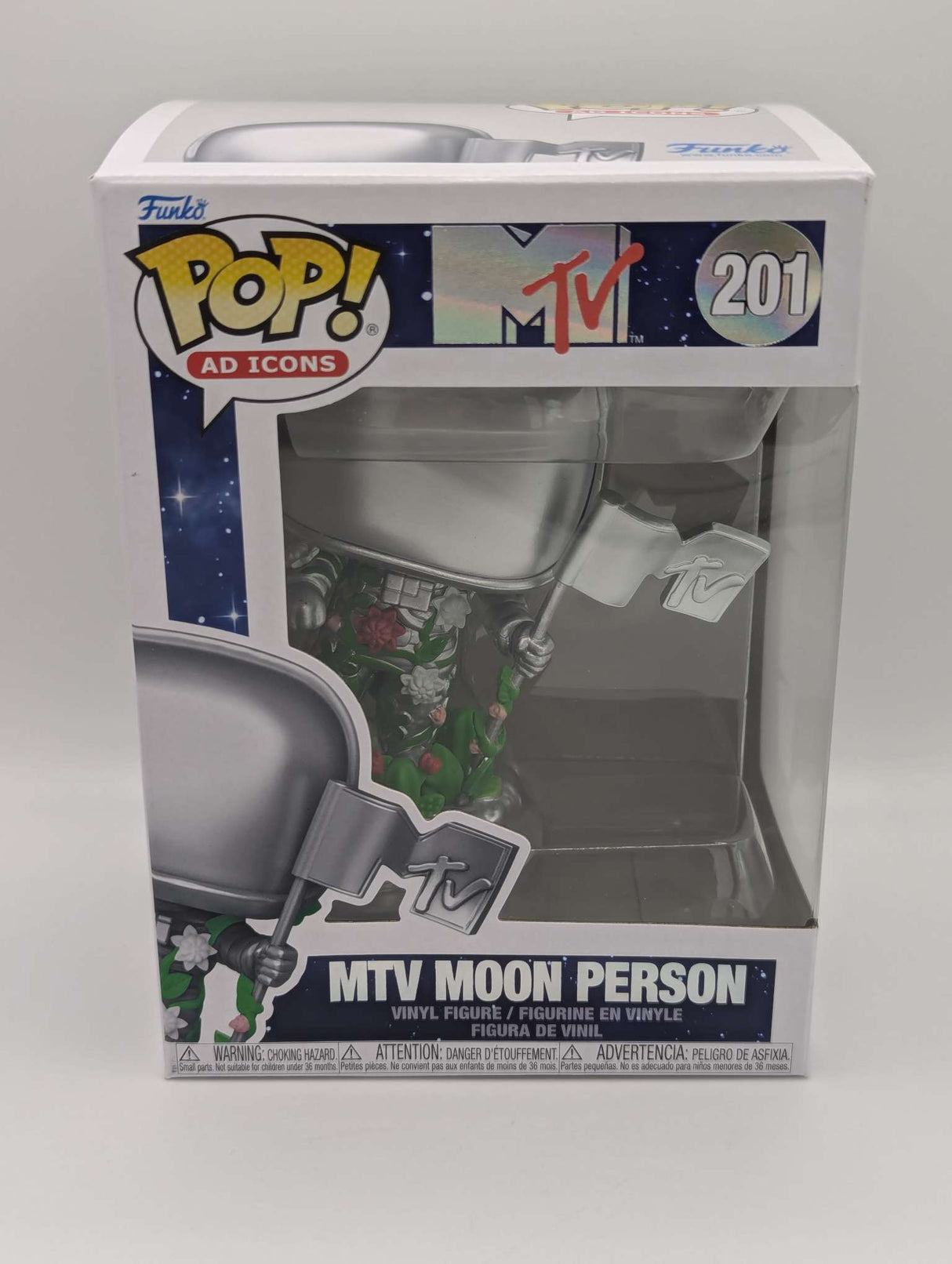 MTV Moon Person (Floral) | Funko Pop Ad Icons | #201