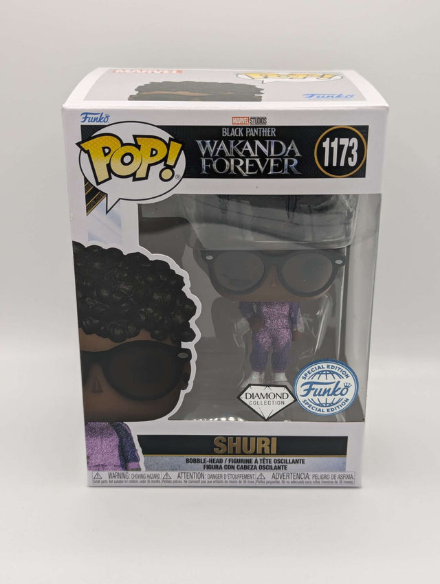 Shuri with Sunglasses | Diamond Glitter | Black Panther Wakanda Forever | Funko Pop Marvel | #1173