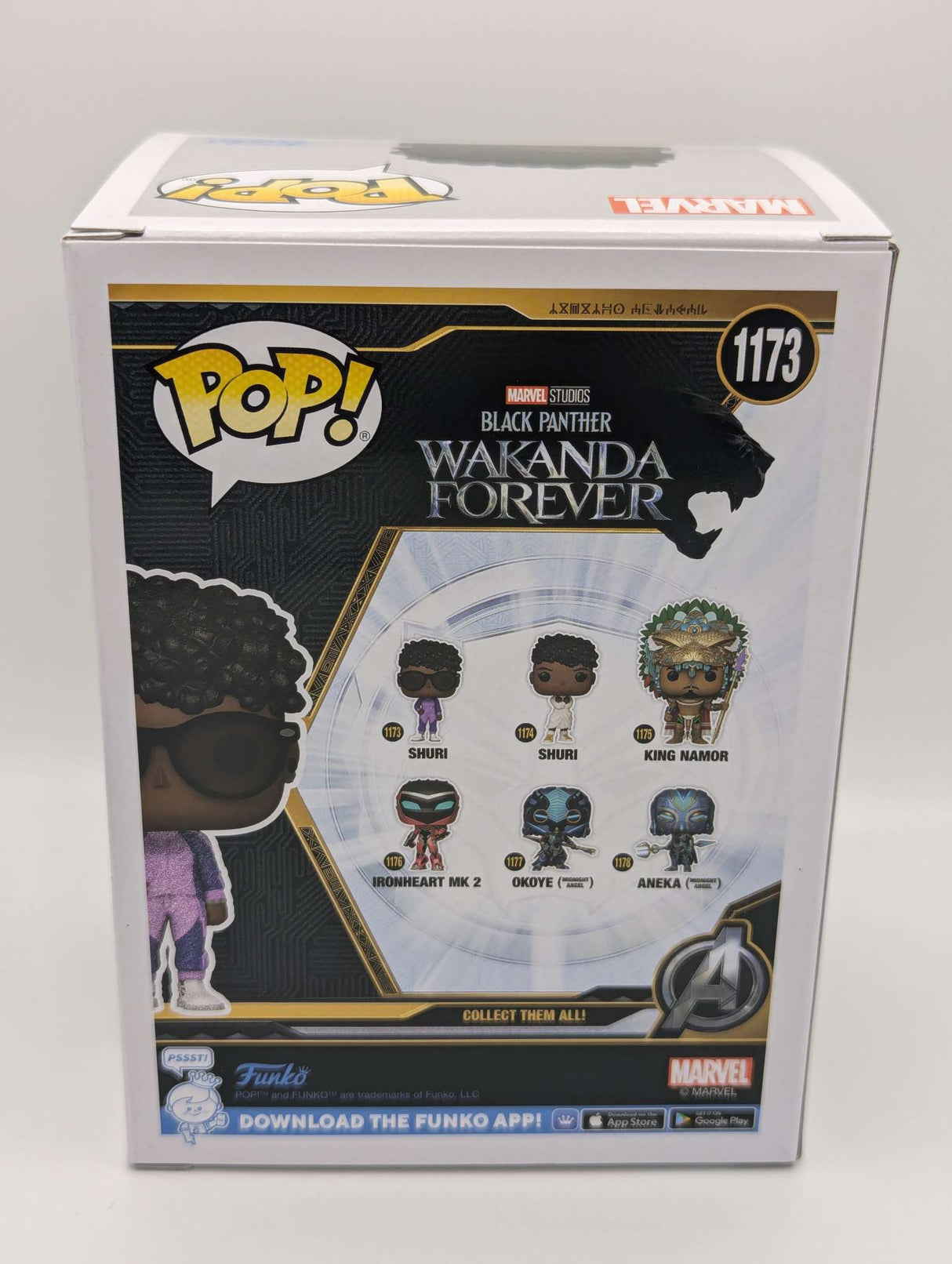 Shuri with Sunglasses | Diamond Glitter | Black Panther Wakanda Forever | Funko Pop Marvel | #1173