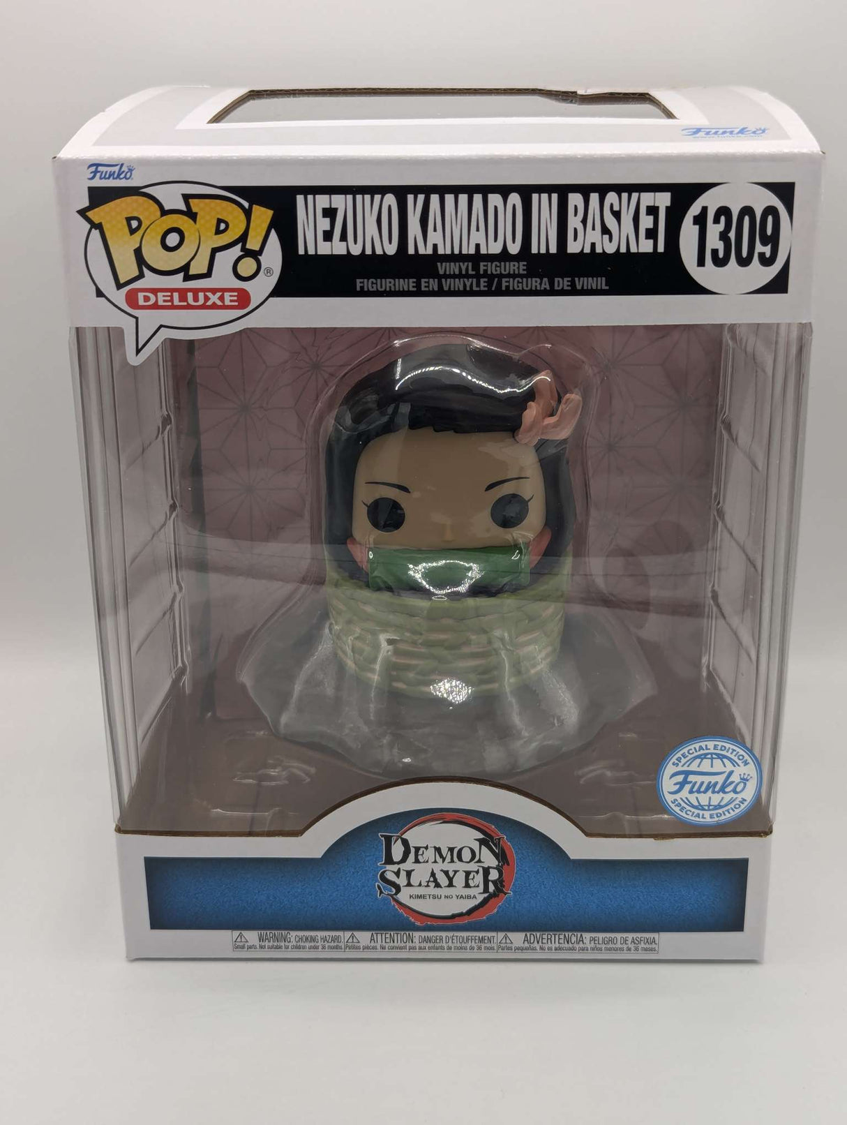 Nezuko Kamado in Basket | Demon Slayer | Funko Pop Deluxe | #1309