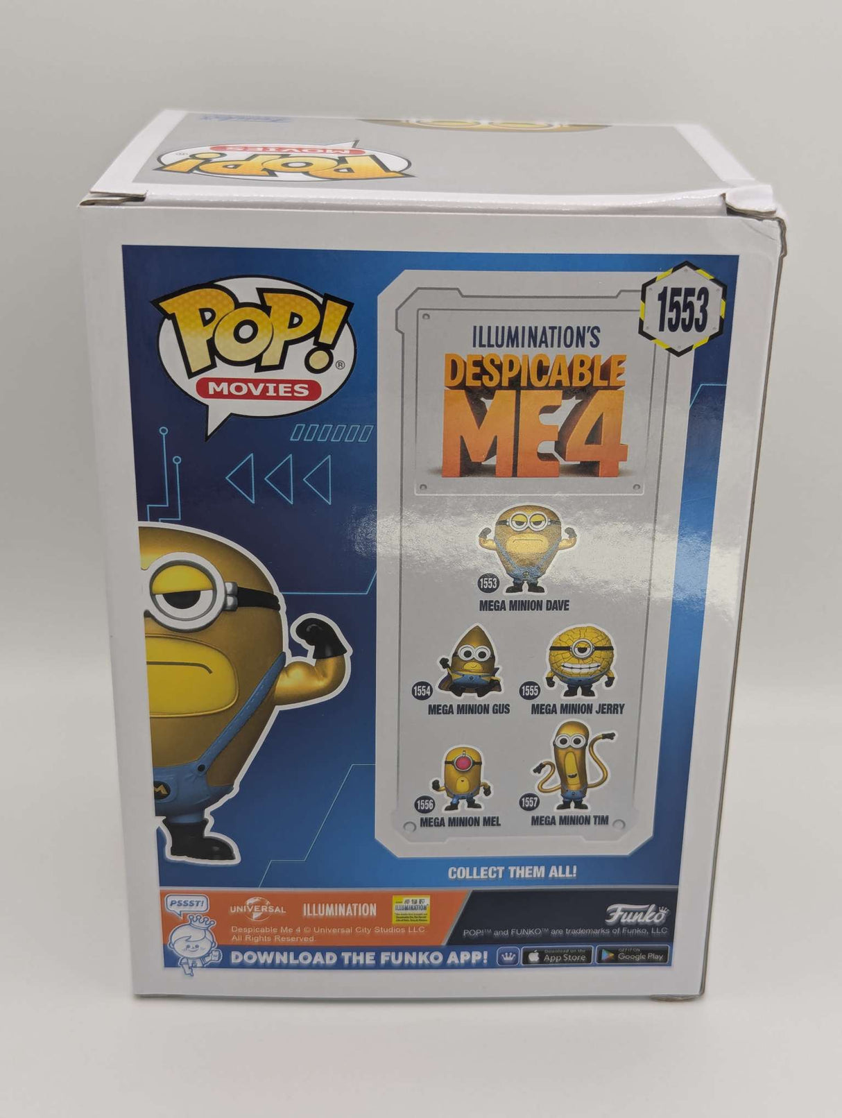 Damaged Box | Mega Minion Dave | Despicable Me 4 | Funko Movies | #1553