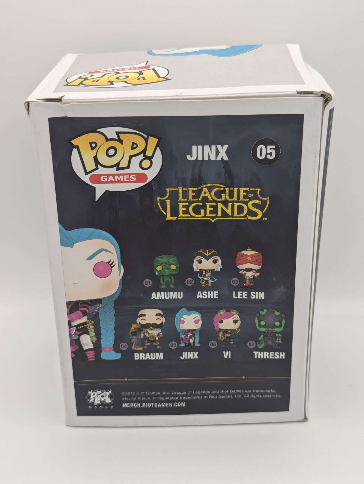 Damaged Box |  Jinx  | League of Legends  | Funko Pop Games  #05