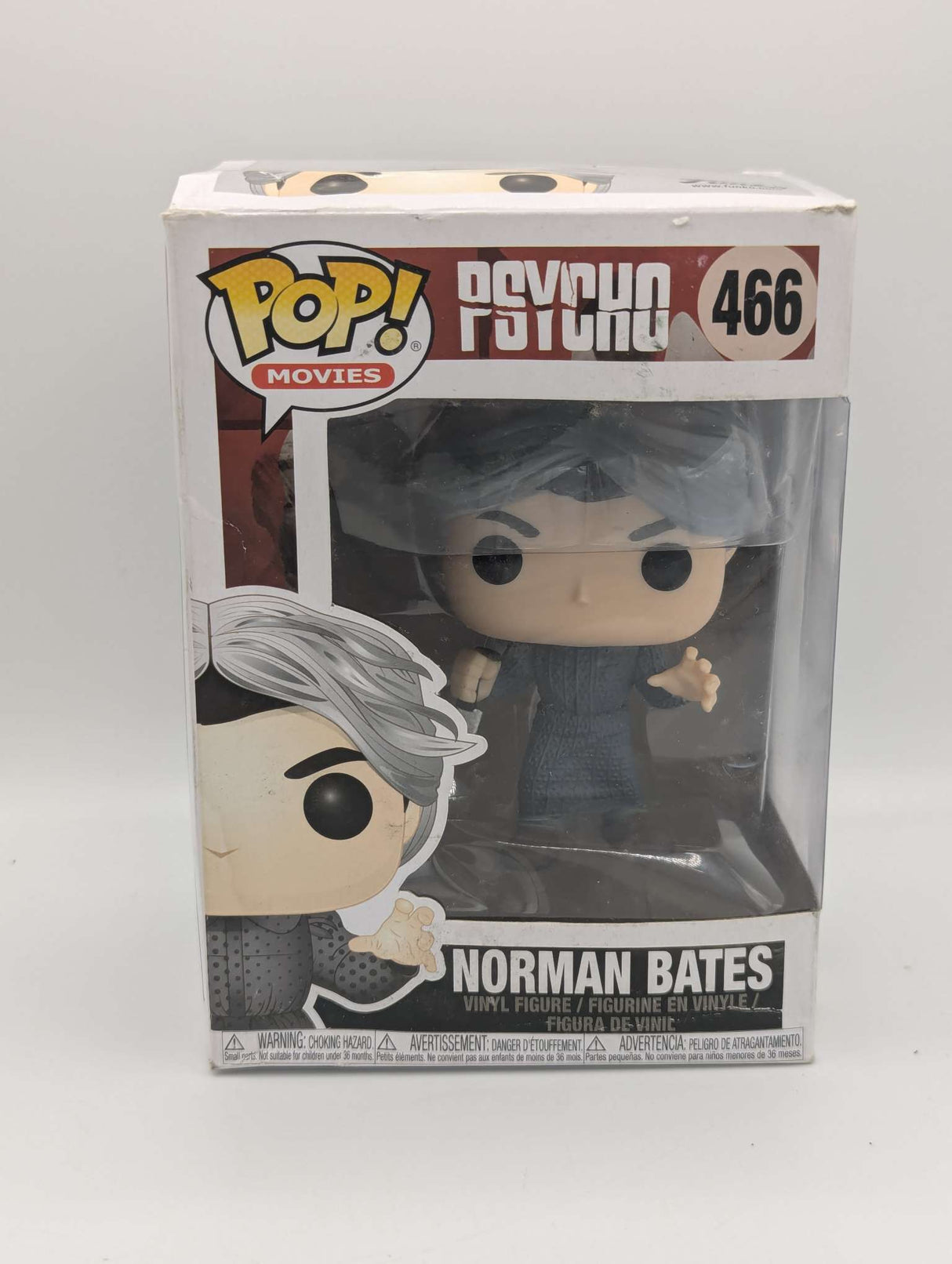 Damaged Box | Norman Bates | Psycho | Funko Pop Movies  #466