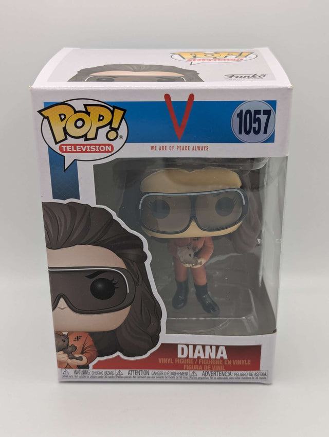 Damaged Box | Diana with rodent | V | Funko Pop Television  #1057